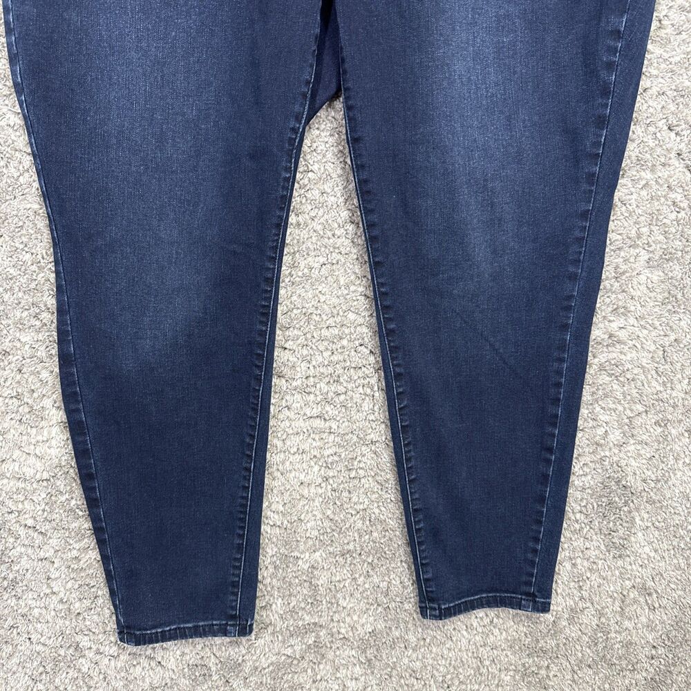 Talbots Flawless Pull On Jegging Dark Wash 18WP Stretch Soft Denim - Picture 3 of 14
